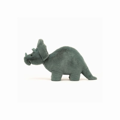 Jellycat Fossilly Triceratops Dinosaurussen | TH3807149